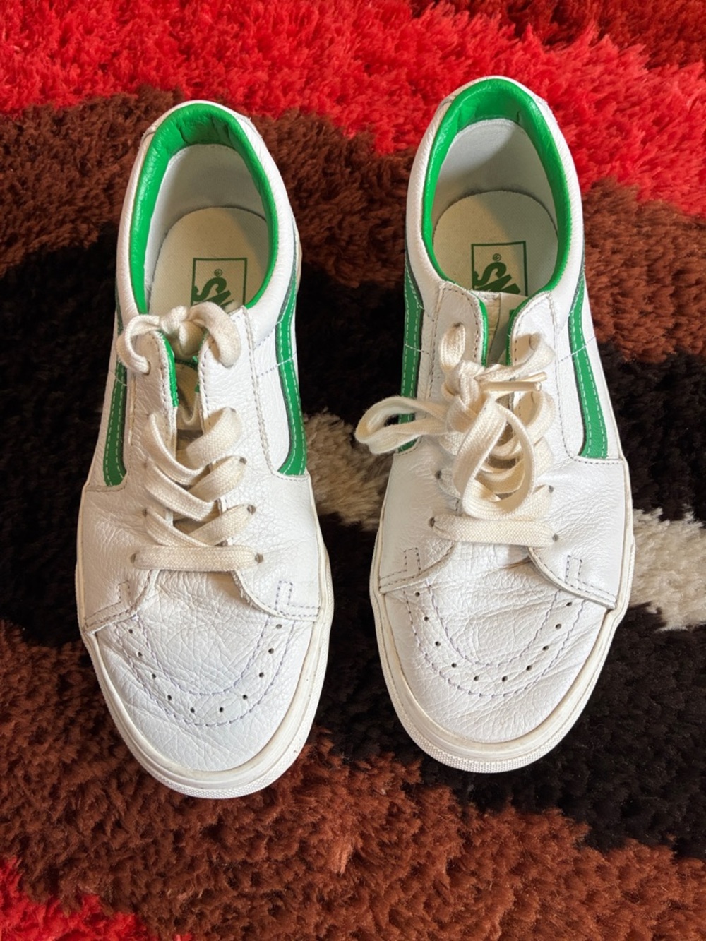 Vans SK8-Low Vintage Leather Blanc De Blanc